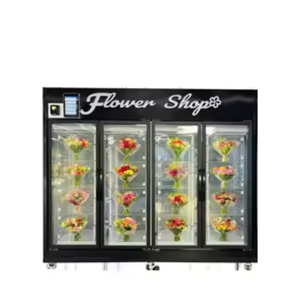 Máquina Expendedora de flores Regalo de gama alta Flor automática al aire libre para vender Ramos con estante transparente Exhibición Ventana grande - Product Image 2