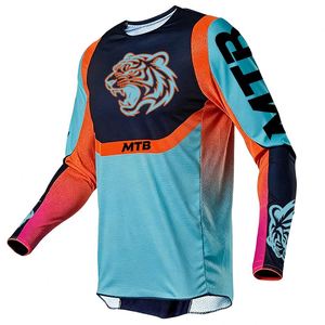 FOXFTA -<span class=keywords><strong>MTB</strong></span> 9 Ropa de Ciclismo para Adultos, Jersey de Ciclismo de Montaña de Poliéster, Camiseta de Ciclismo Ligera de Manga Larga de Secado Rápido - Product Image 5