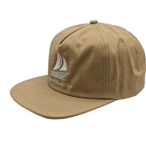 High Quality Unstructured Low Profile 5 Panel <b>Hat</b> Plain Custom logo Flat Brim Snapback <b>Hat</b> - Product Image 1