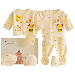 7 piezas ropa niño 0-3 meses 100% algodón manga larga ropa Conjuntos recién nacido bebé regalo conjunto - Product Image 1