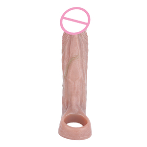 SXXYペニススリーブコックリング精液ロック陰茎拡大器具男性用セックストイソフトコックリング陰茎拡大ペニススリーブ再利用可能コンドーム - Product Image 6