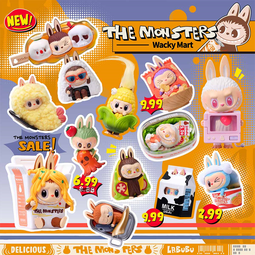 labubu wacky mart ペンダント　新品　popmart 正規品 POPMART LABUBU WackyMart ぬいぐるみペンダント - メルカリ