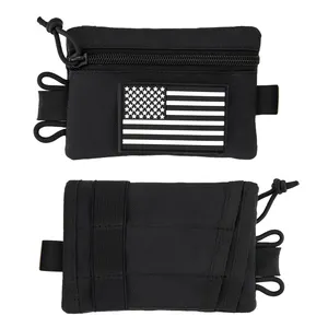 Molle Utility Accessories Organizer Pouch CoinPurse Keychain Pocket Credit Card Holder Waist Pack Tactical Compact EDC Pouches