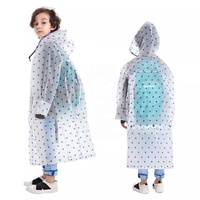 Vente en gros Imperméable pour enfants élèves du primaire adolescents imperméable EVA imperméable manteau d'extérieur avec espace pour sac à dos