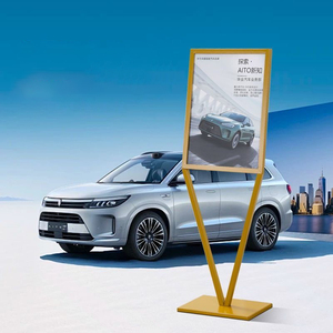 Nhà sản xuất của thiết kế mới ngoài trời <span class=keywords><strong>V</strong></span> hình biển quảng cáo đứng <span class=keywords><strong>v</strong></span>àng hiện đại hiển thị đứng cho kim loại dấu hiệu chủ tầng thường <span class=keywords><strong>v</strong></span>ụ - Product Image 3