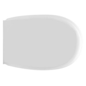 Siège de toilette pour Globo Diva, forme vase blanc, longueur 50,5 cm, largeur 37,5 cm, couvercle de siège de toilette - Product Image 1