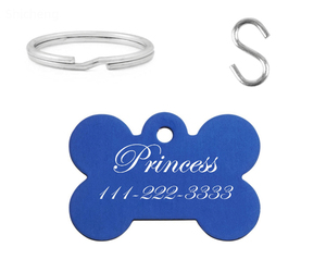 Tùy chỉnh cá nhân khắc logo trống kim loại hình xương Kitten Puppy chống mất cổ áo tag charm kim loại <span class=keywords><strong>Pet</strong></span> <span class=keywords><strong>ID</strong></span> Dog Tag - Product Image 3