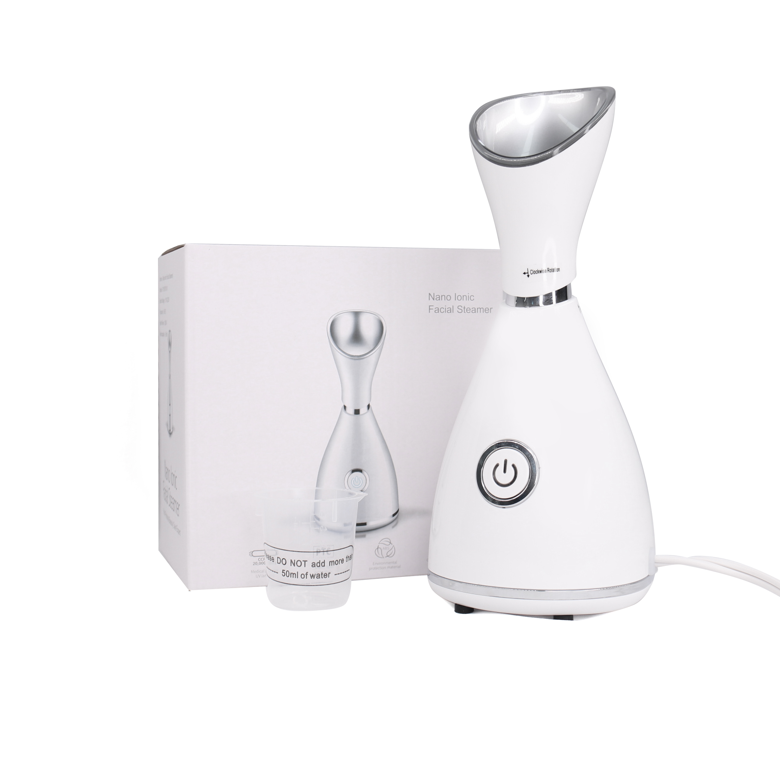 Увлажнитель с теплым распылением, домашняя сауна для лица, спа, увлажняющий очищающий отпариватель для лица с порами