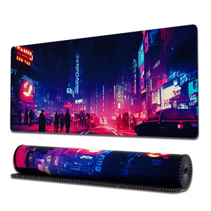 Alfombrilla de ratón grande para juegos de estilo de dibujos animados XXL, alfombrilla de ratón XL extendida con Base de goma antideslizante, bordes cosidos, alfombrilla de escritorio, <span class=keywords><strong>teclado</strong></span> <span class=keywords><strong>y</strong></span> ratón - Product Image 1
