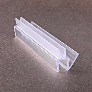 Tiras de Sellado para Puertas de Ducha de Vidrio para Baño, Material de PVC Transparente, Impermeable, Ecológico, Corte por Extrusión - Product Image 2