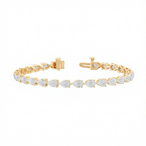 Pulsera de Tenis con Moissanita para Mujer, Brillante, Elegante, Joyería Fina, Regalo - Product Image 4