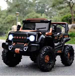 <span class=keywords><strong>Voiture</strong></span> électrique tout-terrain pour enfants, deux places, télécommande, fonction bascule, batterie 6V7AH - Product Image 3
