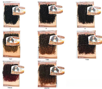 Extension per capelli sintetici Water Wave Crochet, 29,5 pollici, 240g, 6X ricci, a trama singola, non trattati chimicamente, alta qualità