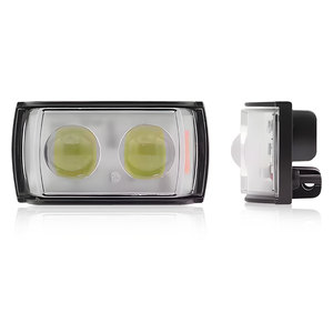 Faro da Lavoro LED JHS a 2 Lenti <span class=keywords><strong>Lampeggiante</strong></span> Rosso <span class=keywords><strong>Blu</strong></span> 18W Faretto Impermeabile per Guida ATV Camion Auto Moto - Product Image 3