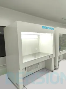 ม้านั่งในห้องที่สะอาดแนวนอน Laminar Flow Hood การไหลเวียนของอากาศในแนวนอนตู้ไหลลื่นม้านั่งสะอาด