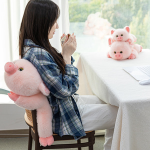 Otao <span class=keywords><strong>Oai</strong></span> Cartoon Palm for Pig Plush Toy Doll Polyester PP Cotton Companion Animal Gift Wholesale - Product Image 4