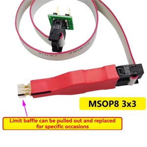 Câble de programmation et de test de puce AED6-Burning Probe TSSOP8/MSOP8 pour PCB, avec support de test et de gravure E435 - Product Image 4