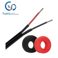Câble d'extension CC Yuens OEM à double cœur en cuivre PVC avec connecteur à pince pour panneau solaire 4mm