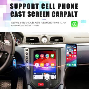 Autoradio pour Maserati GT 2007-2017 Android 13 Écran vertical 10,4 pouces Multimédia automobile GPS Navigation Lecteur vidéo DVD Carplay - Product Image 3