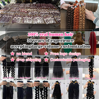 Lots de Cheveux Humains Vierges Indiens Bruts, Non Traités, Doublement Tirés, Alignés sur la Cuticule, Provenant d'un Donneur Unique, pour le Dropshipping