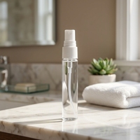 Flacon pompe sans air en plastique de 5 ml, 10 ml, 15 ml, emballage cosmétique, distributeur pour crème, lotion, sérum, flacon pulvérisateur sous vide