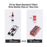 Réfrigérateur électrique intégré de vin et de boissons de compresseur de double zone de Sunnai