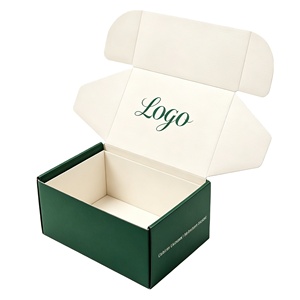 Boîte d'expédition en carton ondulé auto-érectible personnalisée avec logo imprimé, grande taille, en gros pour fabricants - Product Image 3