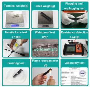 WSPVCC CE IP67 водонепроницаемый 2, 5 мм2 4 мм2 6 мм2 30 А 1000 В PV DC кабель для солнечной панели солнечный разъем для солнечной фотоэлектрической системы - Product Image 5