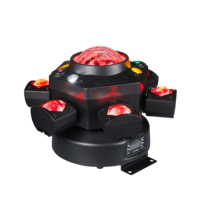 Lampu Sorot kepala bergerak 150W, lampu panggung Laser RG DMX, lampu disko RGB, Bar pesta Putar