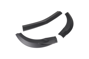Accessoires de voiture de réglage de lèvre avant pour <span class=keywords><strong>MERCEDES</strong></span> BEMZ classe C 08-11PP pièces de rechange noires 3 pièces pièces pièces de rechange - Product Image 3