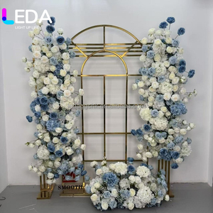 LEDA Guirlande de fleurs artificielles roses vif pour arche de mariage, décoration florale pour arche de mariage - Product Image 5