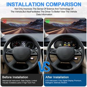 แผงหน้าปัดดิจิตอล NaviHua สำหรับ Skoda Octavia ปี 2015-2020 ระบบ Linux แบบเสียบใช้งานได้ทันที อัปเกรด - Product Image 5