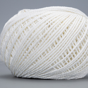 Cotton Yarn Ball 150g Spun Ring Spun <b>Bleached</b> For Construction And Craft Use - Product Image 3