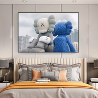 En gros personnalisé dessin animé Graffiti ours affiches Pop mur Art photos pour impression sur peinture murale pour salon décor à la maison