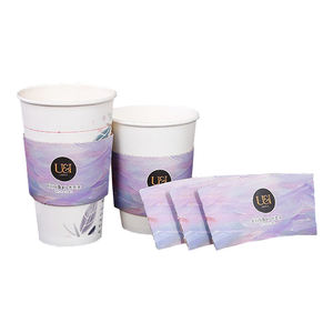 Perfectware ปลอกกระดาษพิมพ์ลายถ้วย,ปลอกถ้วยกาแฟแบบใช้แล้วทิ้งพิมพ์ลายทนความร้อนได้ - Product Image 2