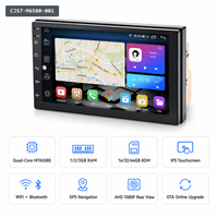Autoradio portable universel 2Din avec Carplay, Android Auto, caméra 360°, aide au recul, amplificateur pour lecteur, garantie 1 an