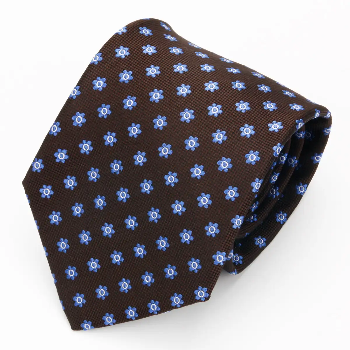 Gravata de seda masculina com nome, design clássico, estampa de marca, 100%
