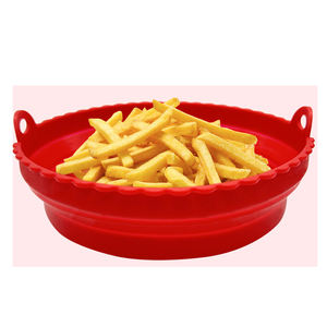 Friggitrici <span class=keywords><strong>ad</strong></span> <span class=keywords><strong>aria</strong></span> riutilizzabili per alimenti <span class=keywords><strong>accessori</strong></span> per forno fodere cestello teglia <span class=keywords><strong>friggitrice</strong></span> <span class=keywords><strong>ad</strong></span> <span class=keywords><strong>aria</strong></span> pentola pieghevole in Silicone - Product Image 3