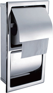 ที่วางกระดาษชำระคู่ <span class=keywords><strong>Joie</strong></span> พร้อมชั้นวางโทรศัพท์ กันน้ำ ที่จ่ายกระดาษชำระแบบม้วน ห้องน้ำ สแตนเลสขัดเงา โครเมียม ทันสมัย - Product Image 6