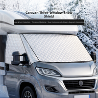Housse de protection imperméable pour pare-brise de camping-car, protection contre la glace et la neige, protection contre les UV à 95 %, tissu non tissé