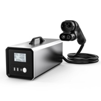 Station de recharge portable 5 kW V2L CCS2 NACS pour Tesla Model 3 X Y avec prise Nema 5-15 V2L V2H pour la maison 120v Déchargeur