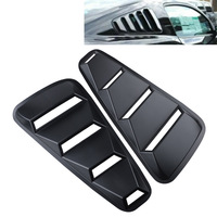 Panneau de ventilation latéral pour fenêtre de voiture Ford Mustang 2005-2014, en ABS noir mat, cache de fenêtre, pièces de carrosserie, vente en gros