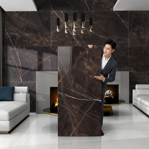 Prisma Bronze 900x1800 mm 9 mm Thick Polished Porcelain Slabs Marble Look Tiles For Bathroom And Flooring - Product Image 1