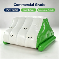 Juguete Inflable de PVC de 0.55mm, Obstáculo Inflable para Saltar en Interiores y Exteriores