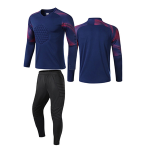 Jersey Kiper Sepak Bola, Baju Kiper Sepak Bola Pas Kering, Kaus Lengan Panjang, Celana Sublimasi, Baju Olahraga dengan Bantalan Sarang Lebah - Product Image 2