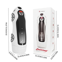 Masturbateur masculin Bluetooth Super Racing Plane, entièrement automatique, 9 vitesses de vibration, chauffant, étanche, sensation de toucher réel