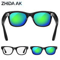Lunettes intelligentes HD MT5Ultra avec caméra 8MP, étui de chargement en cuir intégré, lunettes intelligentes IA pour la photographie et l'enregistrement vidéo en extérieur