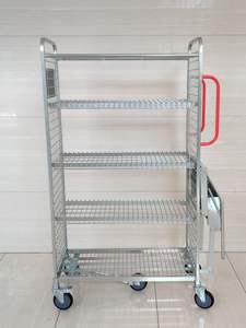 गोदाम बहु स्तरीय आदेश उठा ट्राली के साथ सीढ़ी कदम - Product Image 3