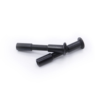 Componente de Torneado CNC de Acero Inoxidable Mecanizado CNC M6x40 con Acabado de Óxido Negro, Alta Precisión y Antioxidante