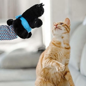 Mainan gulat kucing, sarung tangan gulat kucing dengan bantalan kuat untuk bermain mainan hewan mewah untuk latihan Busting dan latihan - Product Image 3